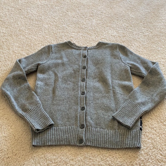 Anne Klein houndstooth sweater, M, buttons in back - Picture 2 of 6